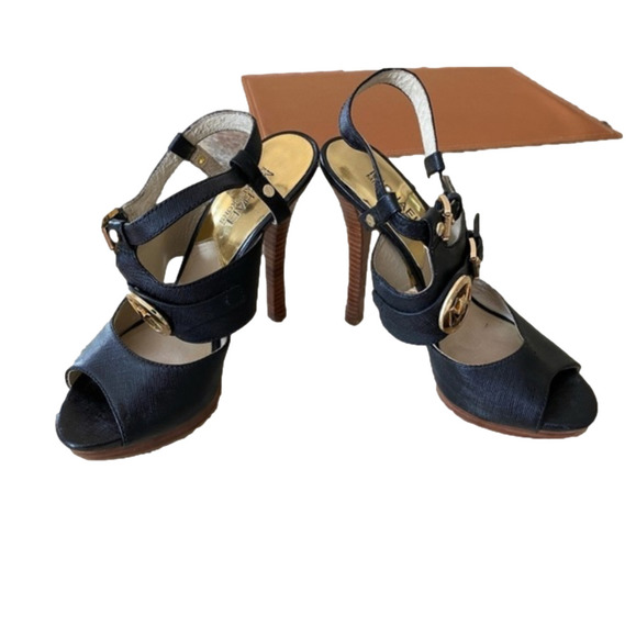 MICHAEL Michael Kors Platform Sandals Women’s Black Size 6.5 - Picture 1 of 6